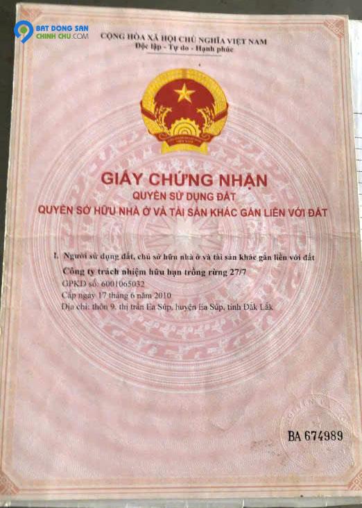 200 Hecta Đất Nông Lâm H. Ea Sup, Mặt Tiền QL 29, Giá Đầu Tư chỉ 25 tỷ