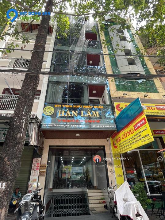 Bán Tòa nhà Hầm 5 tầng - 2 Mặt tiền Nguyễn Gia Trí P25, HĐT 80 triệu/th, DTS ~ 400m2. Chỉ 26.9 tỷ