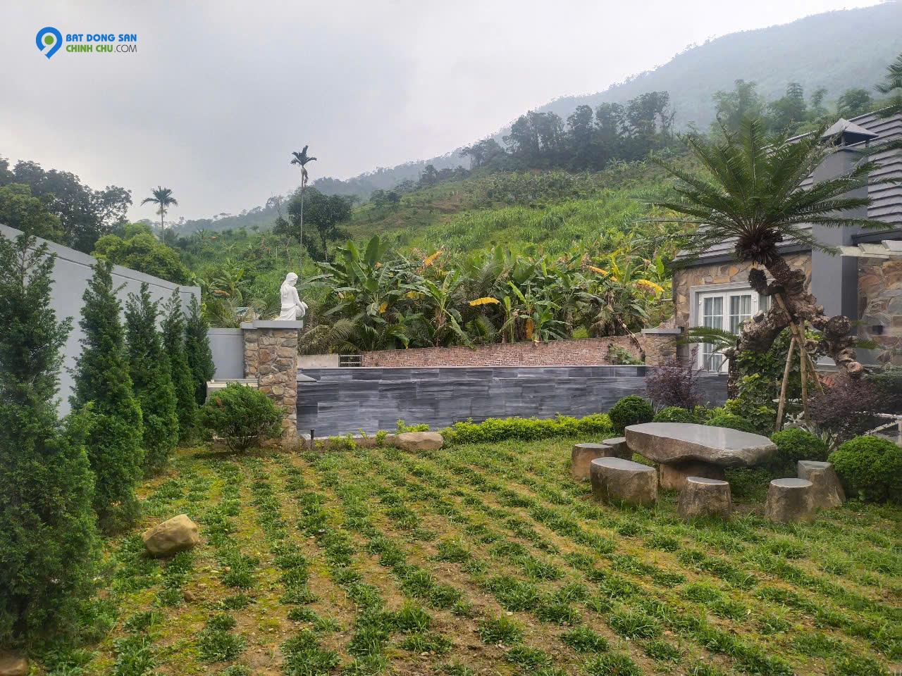 Bán biệt thự nhà vườn nghỉ dưỡng tại Phú Mãn, view suối đẹp - 516m2 - giá chỉ 8.5 tỷ