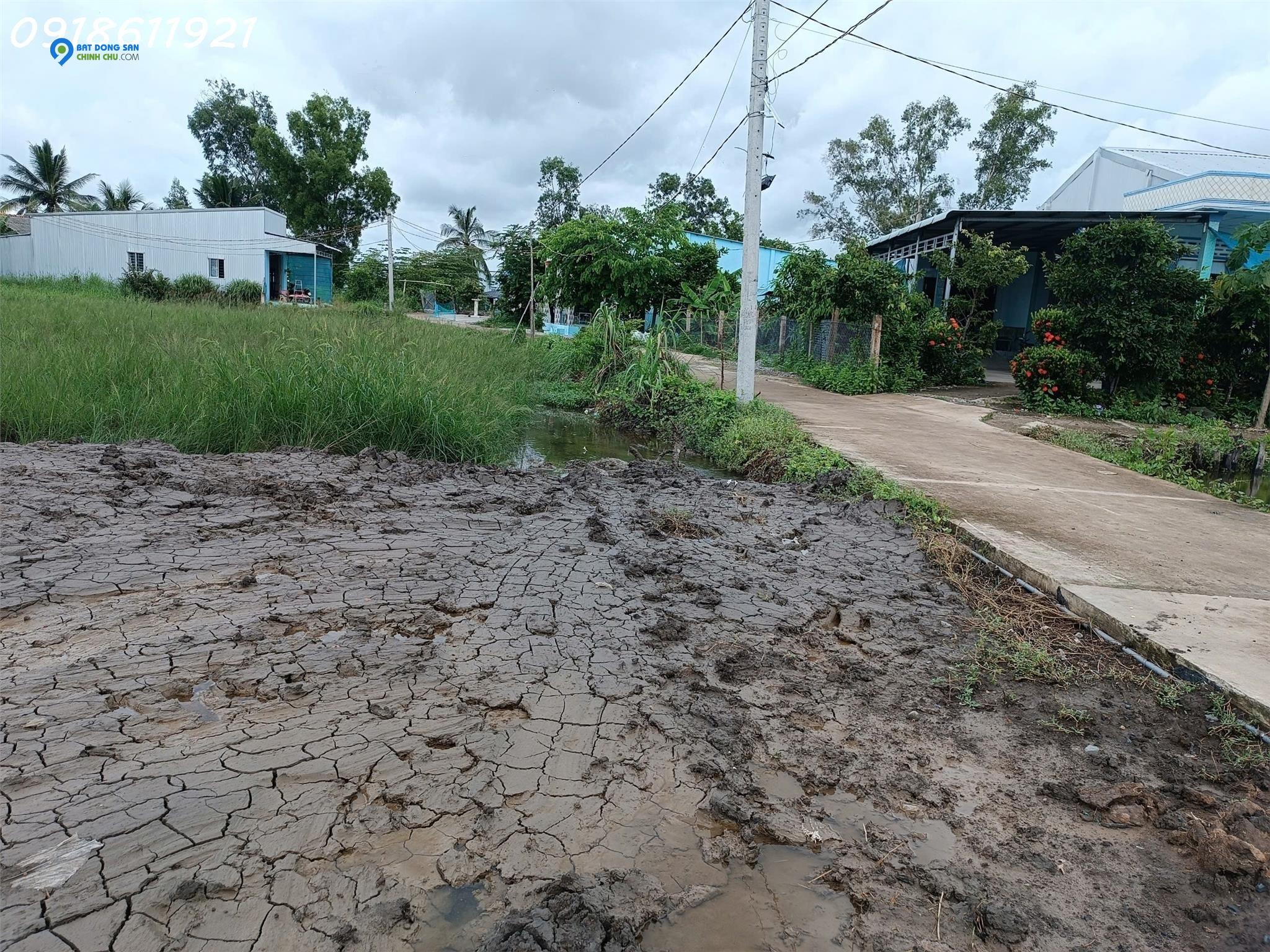 Bán đất thổ cư 120m2, Thanh Vĩnh Đông, Châu Thành, Long An - 400 triệu