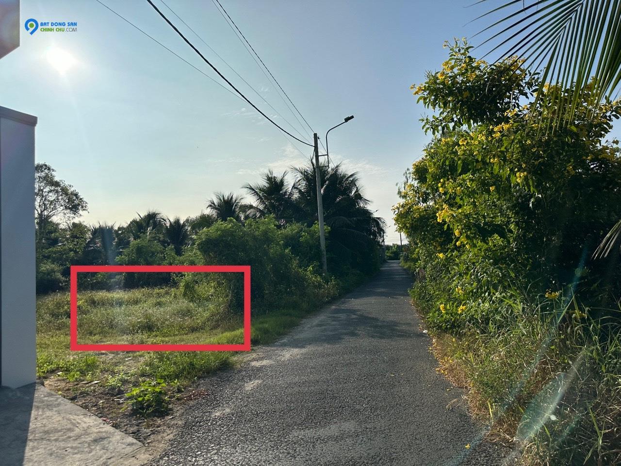 Bán gấp đất full  thổ cư đường Trần Thị Thơm,  tp.Mỹ Tho 110m2 (5x23)m