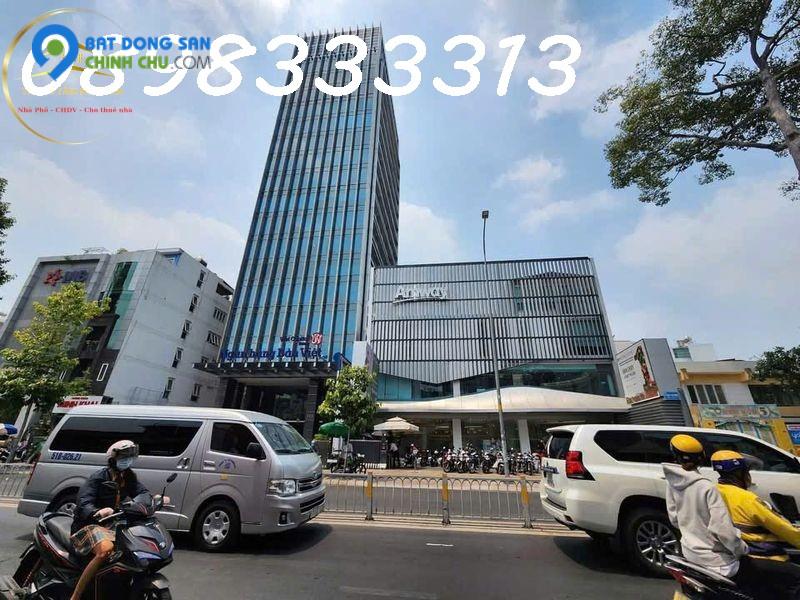 Bán tòa nhà Mặt tiền trung tâm 410B-410C-410D Nguyễn Thị Minh Khai, Trệt  3 lầu, 19.3m x 35m Công nhận: 675.5m², P.5, Q.3