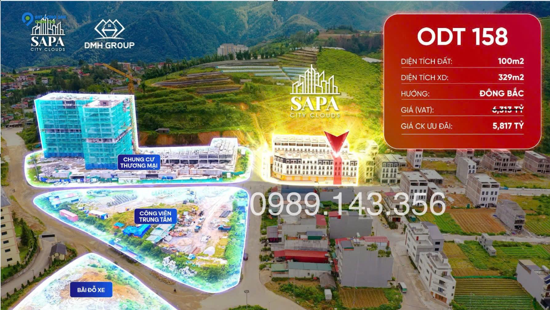 Cân bán nhanh căn liền kể xây sẵn 4 tầng khu hành chính mới Sapa