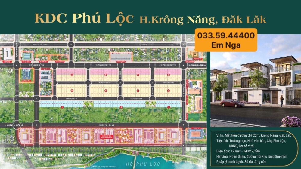 Đáo hạn ngân hàng bán nhanh lô đất nền sổ đỏ sát chợ, trường học Phú Lộc chỉ 899tr
