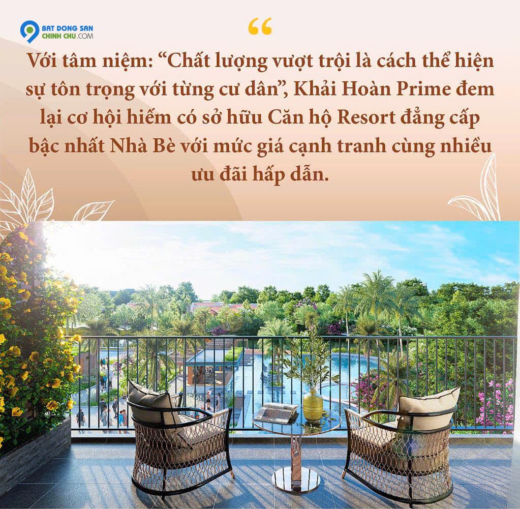 KHẲNG ĐỊNH ĐẲNG CẤP KHẢI HOÀN PRIME