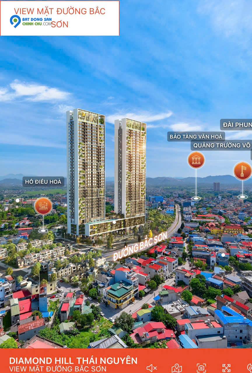 Mở bán đợt đầu tiên dự án DIAMOND HILL THÁI NGUYÊN - Cơ hội sở hữu ngay căn hộ đẳng cấp ngay trung tâm TP. THÁI NGUYÊN