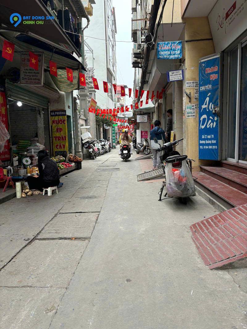 NHÀ MẶT NGÕ 56M2 DƯƠNG QUẢNG HÀM, CẦU GIẤY, HÀ NỘI. ĐƯỜNG Ô TÔ, THÔNG THIÊN CÁC NGẢ, KINH DOANH SẦM UẤT.GIÁ 19 TỶ 600