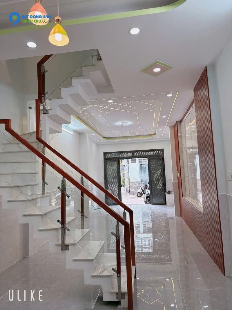 NHÀ MỚI ĐẸP GÒ XOÀI–HẺM 6M  ÔTÔ NGỦ TRONG NHÀ NHỈNH 5 ĐỒNG