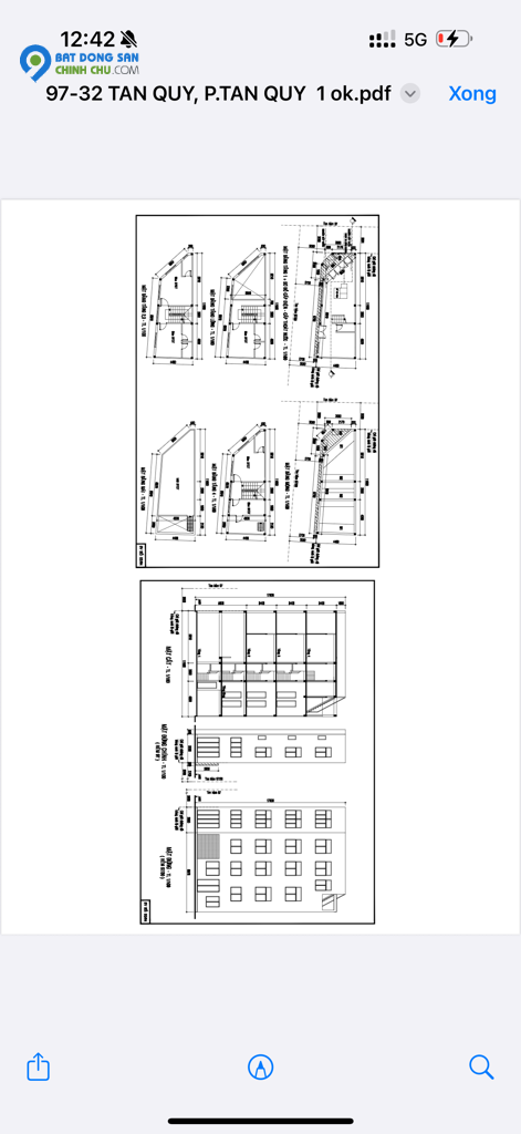 Nhà mới 100% – 5 tầng lô góc Tân Quý – Gần AEON, khu dân trí cao, sổ nở hậu