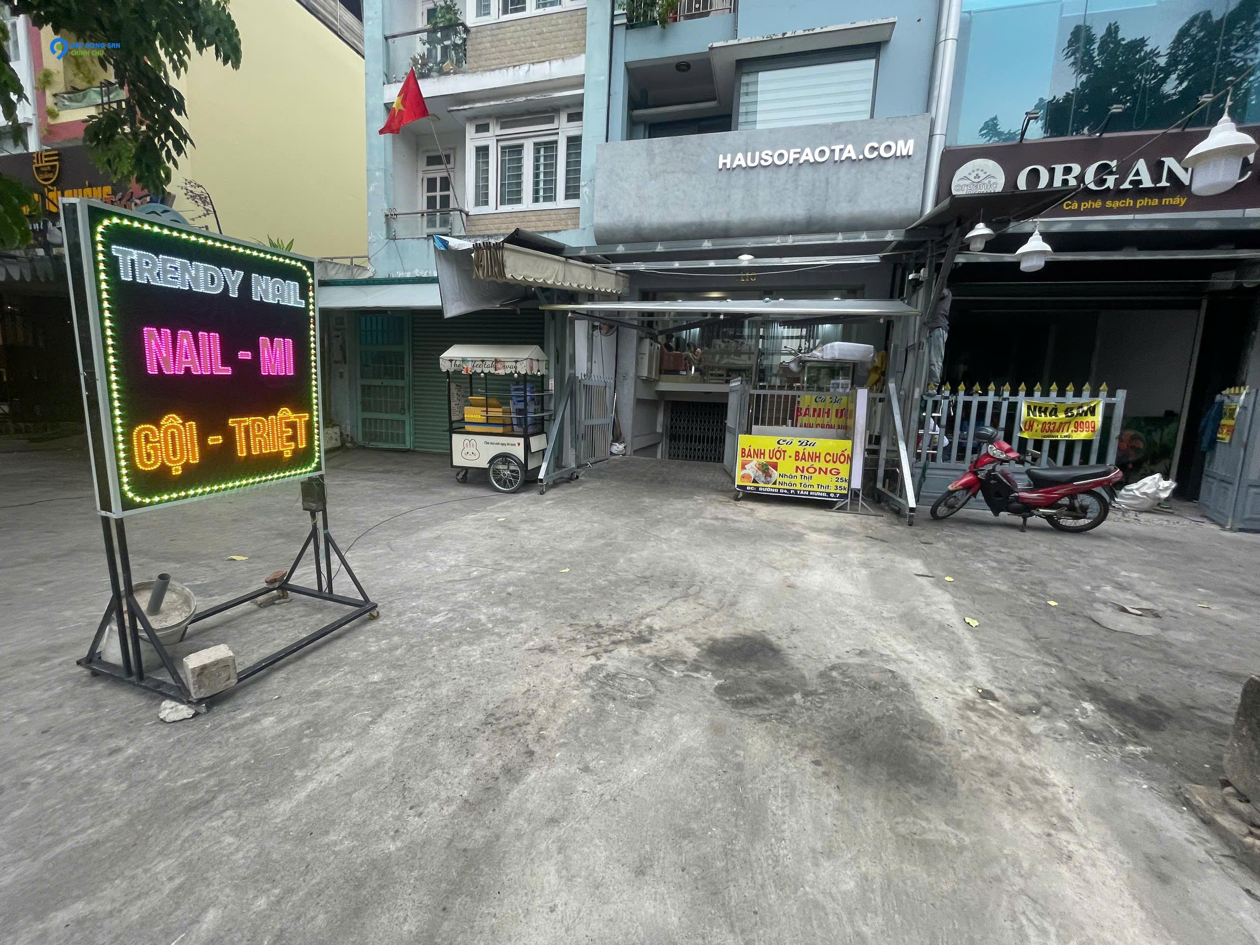 Quận 7 ! CHỐT NHANH , CHO THUÊ MB VỈA HÈ 50 m2 ( 5m x 10m ) BAO ĐẸP , ĐỐI DIỆN CC CAO CẤP HIM LAM, Tel : 0902956655 ( chính chủ )