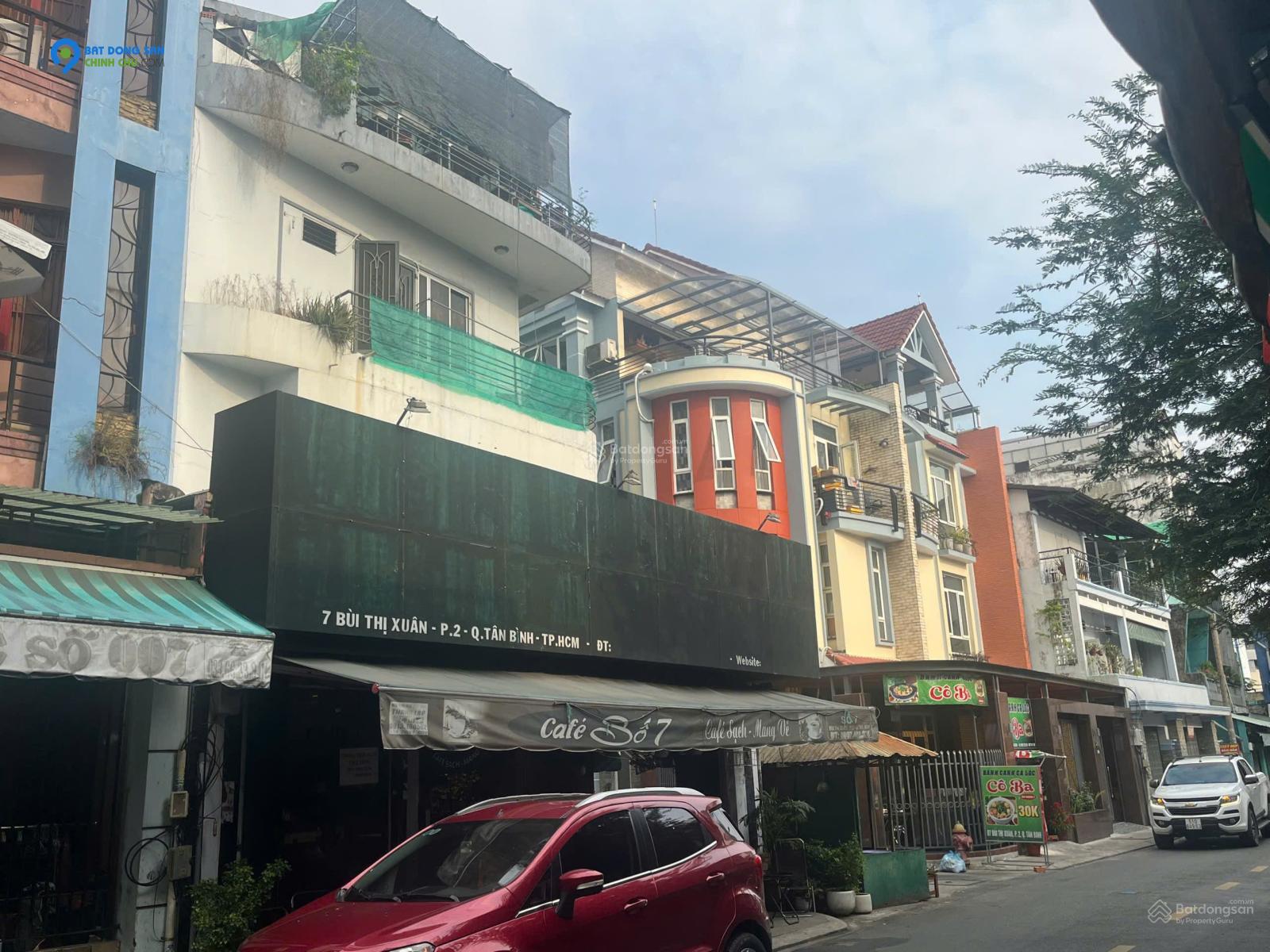 bán nhà 2 mặt tiền số 7 Bùi Thị Xuân, P. 2, Tân Bình, TP. HCM. Giá đầu tư